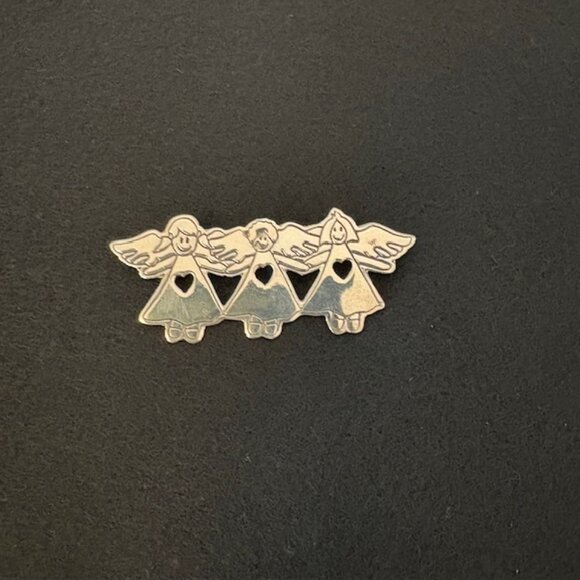 Jewelry - Sterling Silver Three Angels Pin
